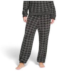 SKIMS Cozy Jogger Oxyx Houndstooth L/XL New With Tags Soft Lounge Pants